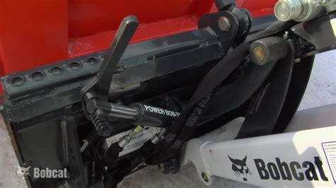 how do you disengage bobcat bob-tach skid-steer|bobcat skid steer mechanical.